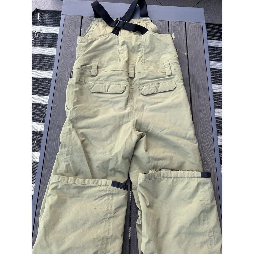 Burton Bib Snow Pants Youth Green Dryride Winter Suit Youth Size 12